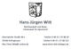 Hans-Jürgen Witt, Rechtsanwalt u. Notar